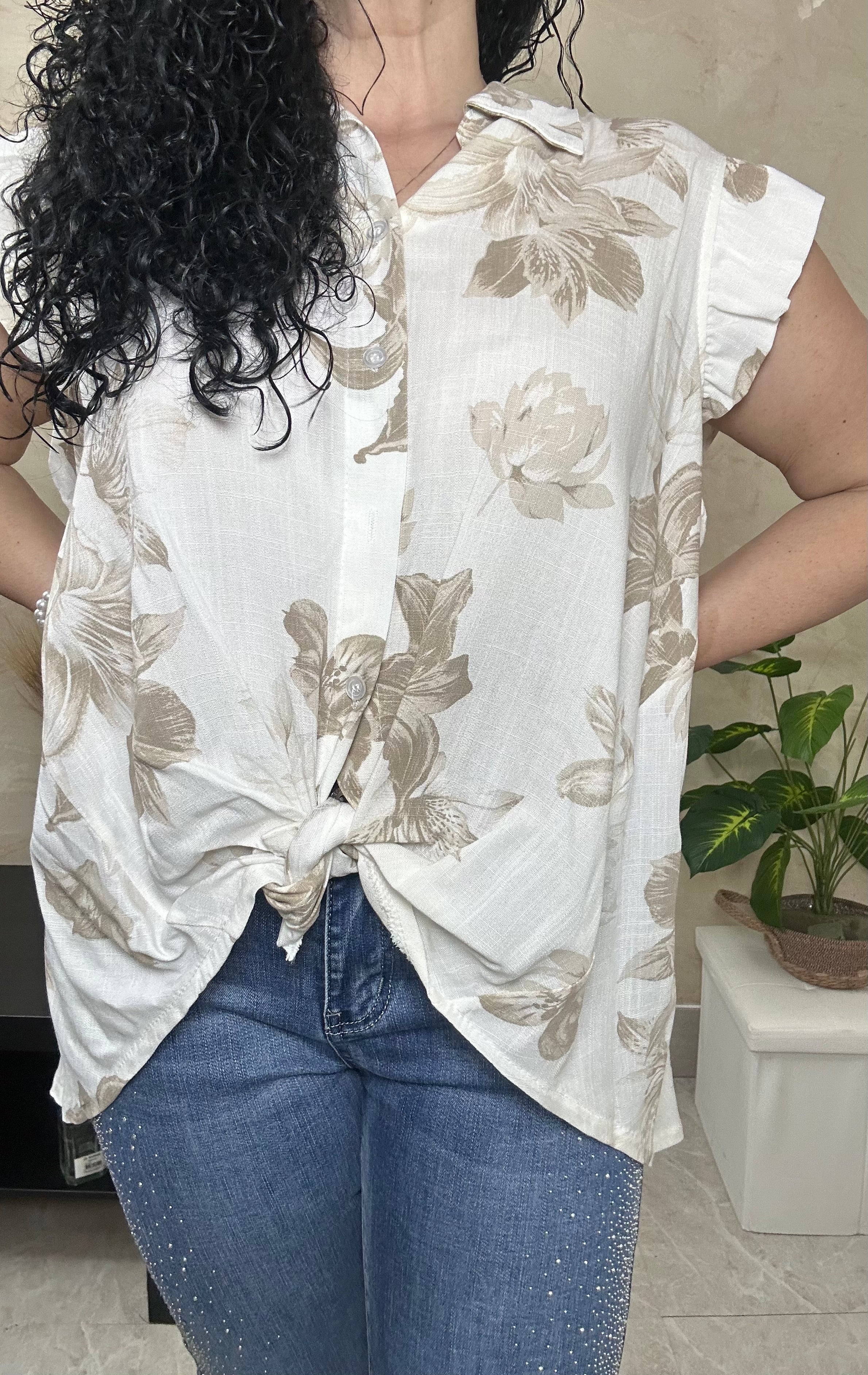 Camicia Flowers