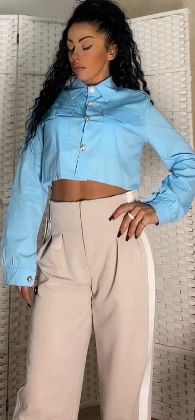 Camicia Celeste GRAZIA