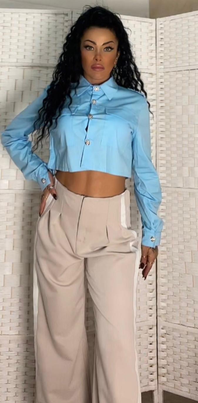 Camicia Celeste GRAZIA