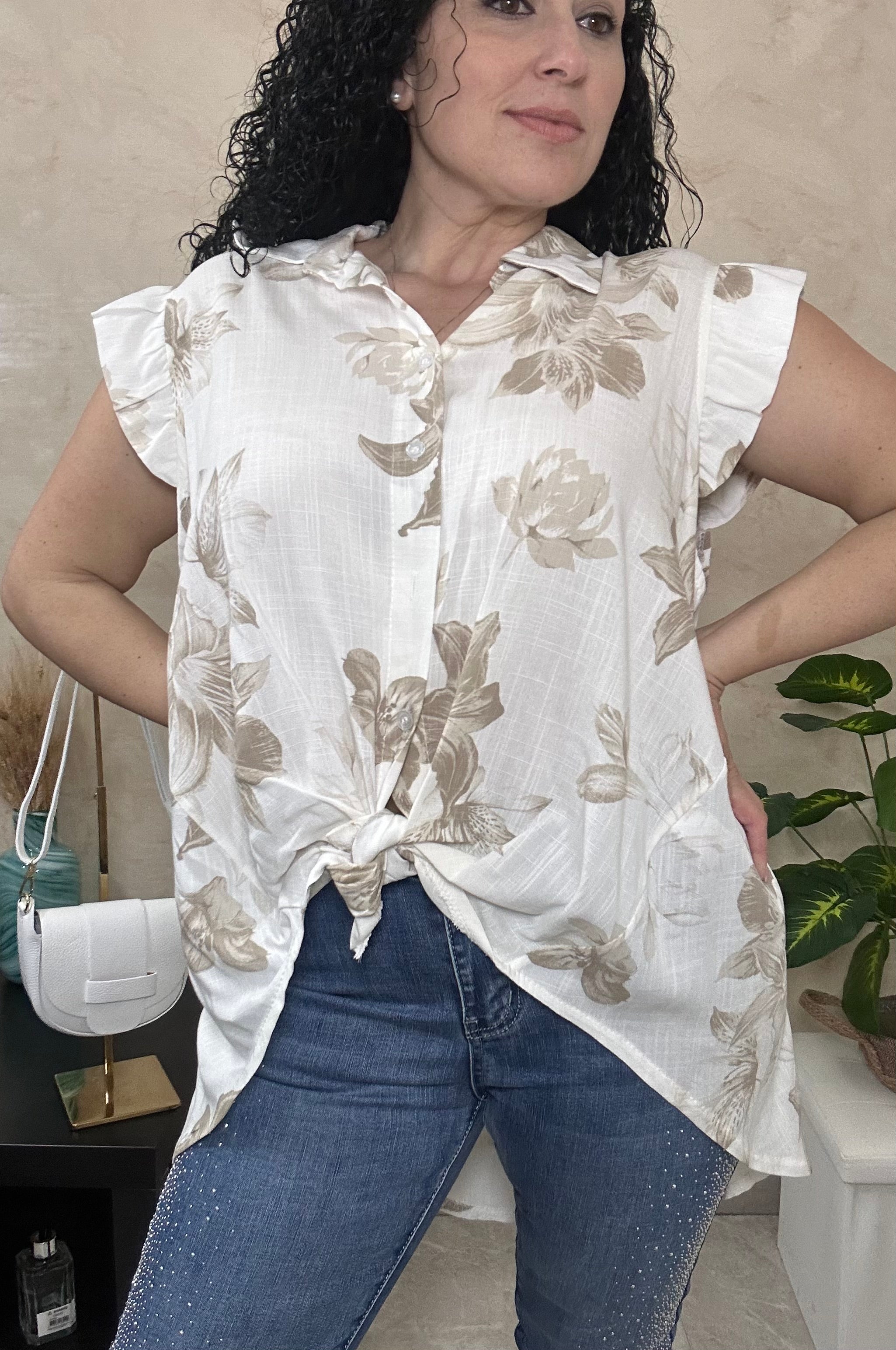 Camicia Flowers