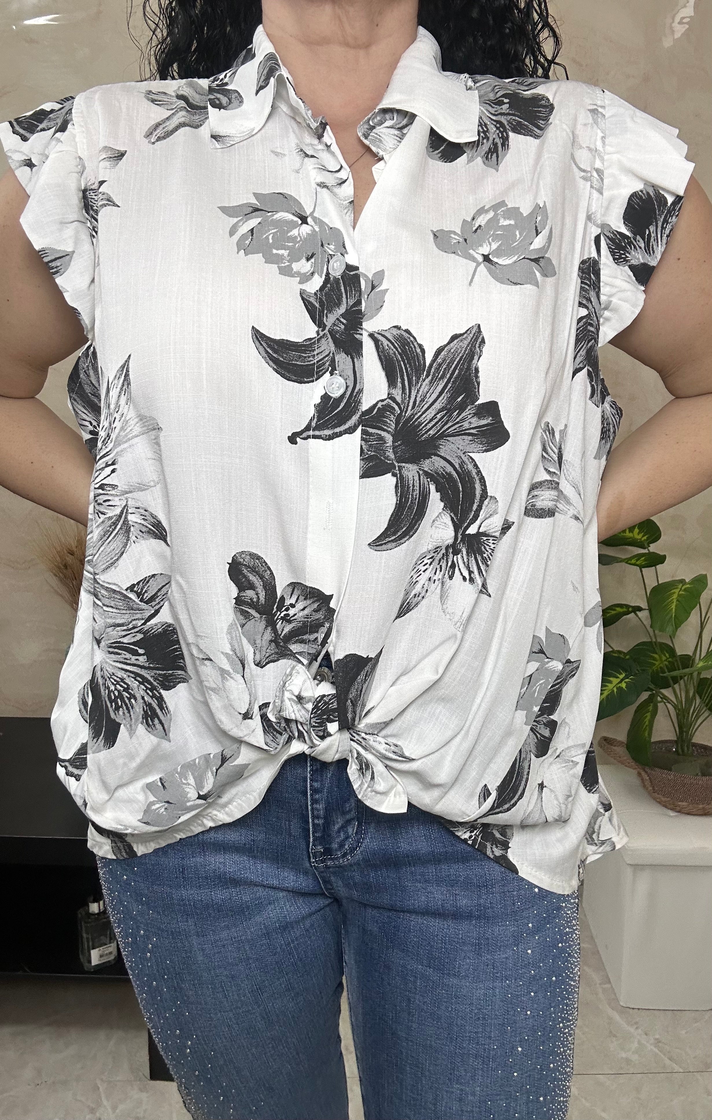 Camicia Flowers