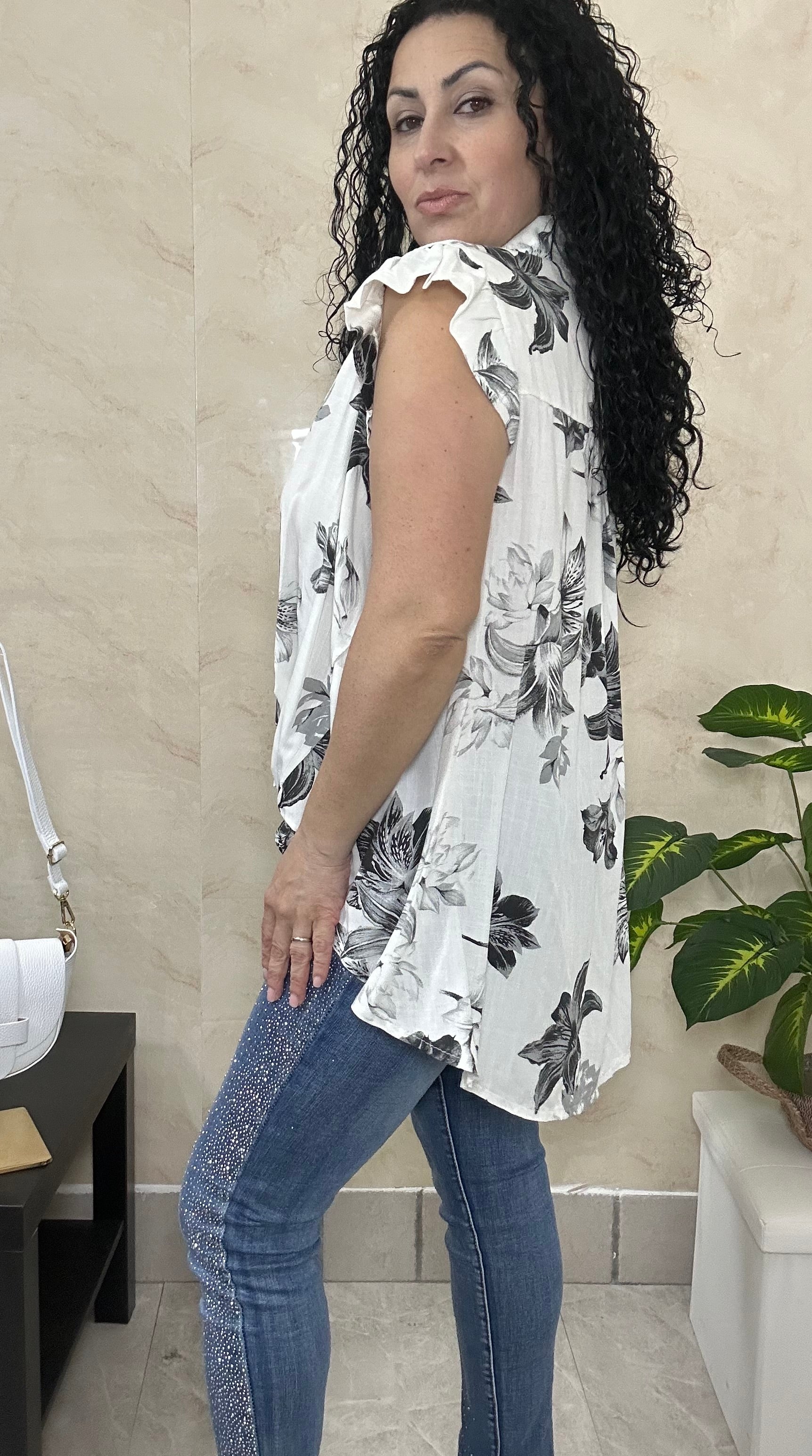 Camicia Flowers