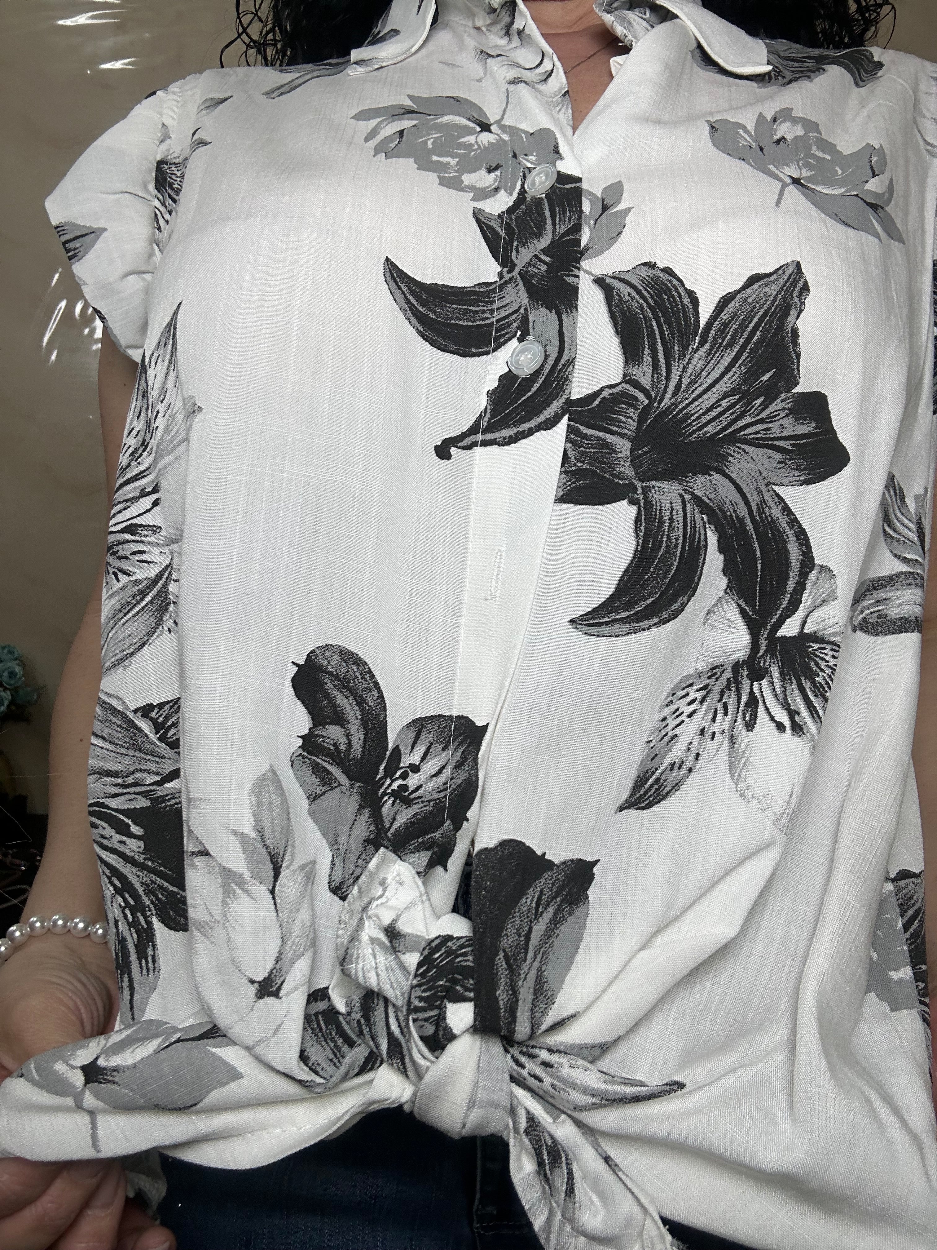 Camicia Flowers